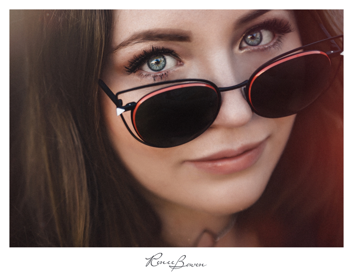 girl with fendi sunglasses