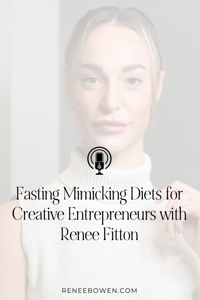 podcast thumbnail card for fasting mimicking diets creative entrepreneurs