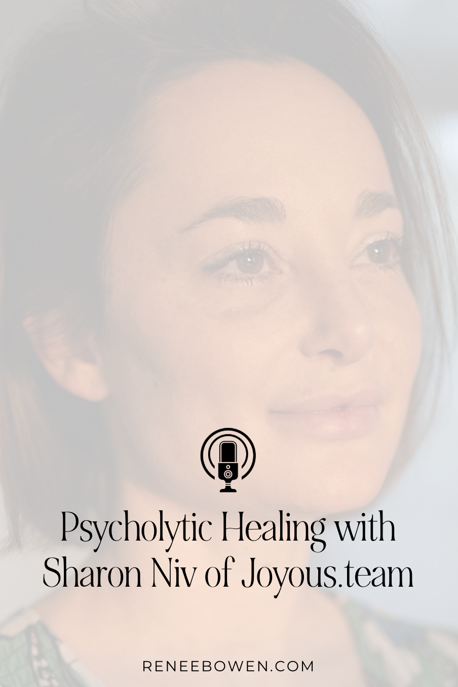 photo of a woman looking to the right and smiling peacefully podcast thumbnail